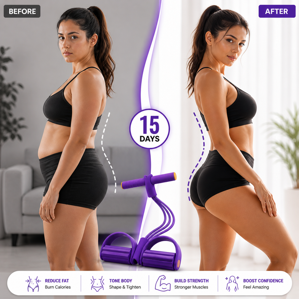 8 tube Multifunction Pedal Resistance Band Trainer